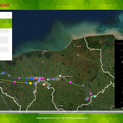 Evaluación de impacto ambiental sobre tramos de gasoductos para transporte de gas natural en México.